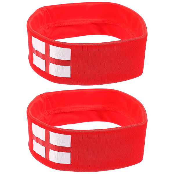 2 st Tyg Flagga Fotboll Hejarband Cheerleading Huvudbonad Sport Huvudband 17X6X2CM 17X6X2CM