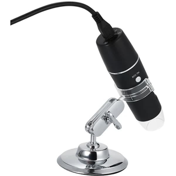 Digitalt mikroskop, USB + Micro + Type-c, understøtter Android-computersystem, tre i én (kabelstyret USBX4 universal 1000X)