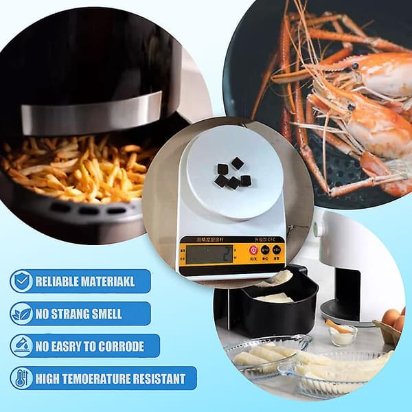 5 stk. Luftfriture Gummi Fødder Reservedele til Luftfriture Grillpande