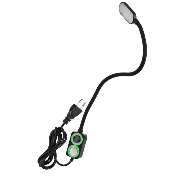 Sewing Machine LED Lamp Adjustable Brightness 100-240V Black EU Plug