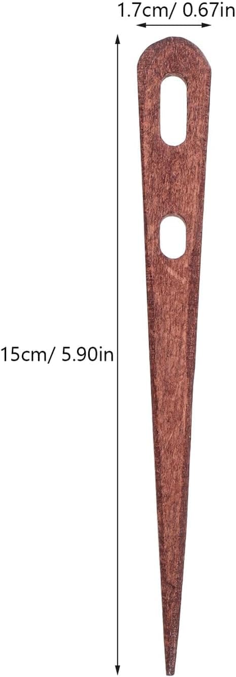 Væveværktøj DIY Gobelinvæver Træpinde 4 stk Store Øjne Vævepinde