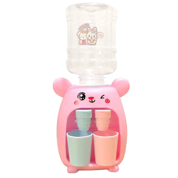 Barnens Mini Vattenkylare Söt Vattenmaskin Vattenleksak För Barn Mini Vattenkylare Leksak Rosa 18.5X9