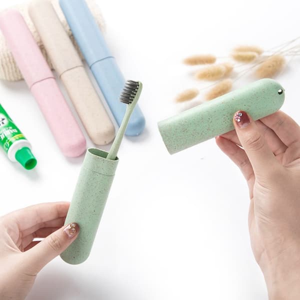 4PC Toothbrush Holder Travel Case, Keep Brushes Clean for Vacation