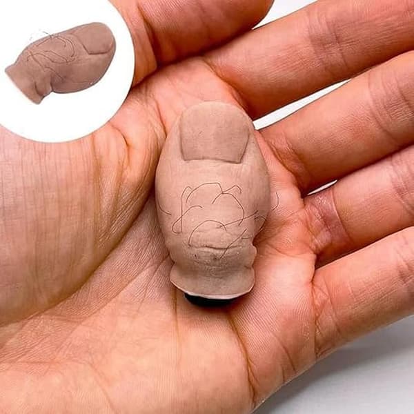 3D-varvaskoripainike, iso varvas Croc-kengänkoru karvaisella, hauskalla isolla varvaskengänkorulla, ruma varvaskoru (2 kpl)