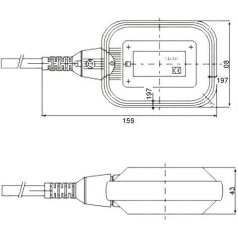 5m 250V 16A Float Switch for Submersible Pump