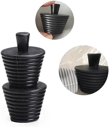 (4,5×3×3cm) Gativs 4 stk. universelle avløpsplugger, gummibadekarpropp, universell badekarpropp, badekarpropp, avløp