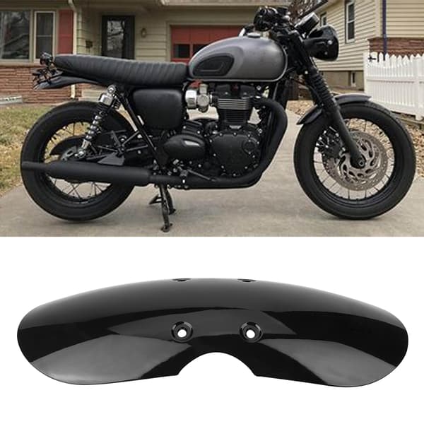 Triumph T100 2001 2016 Motorcykel Forreste Stænkskærm Stænklap Sort
