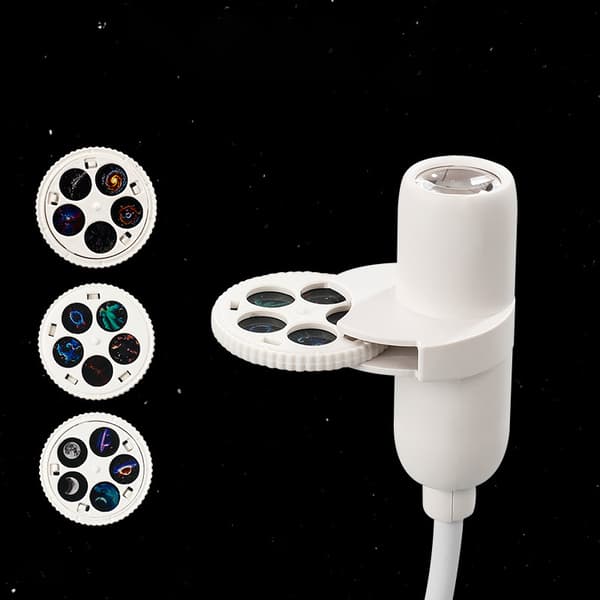 Starry Sky Projector Lamp: Creative LED Night Light for Bedroom, 2-Pack, 10 Designs 2 pieces 2 pieces