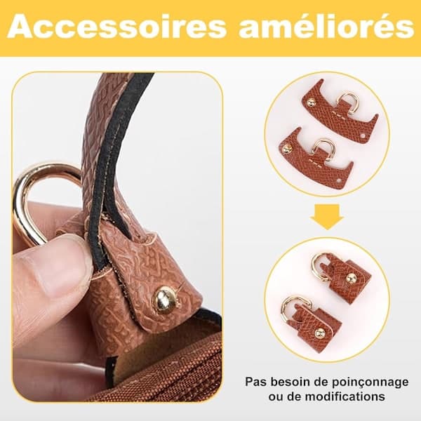 Shoulder Strap No Punching Required Crossbody Strap 120cm Adjustable Foldable Strap Wallet Strap Adjustable Strap DIY Strap for Mini Shoulder Bags
