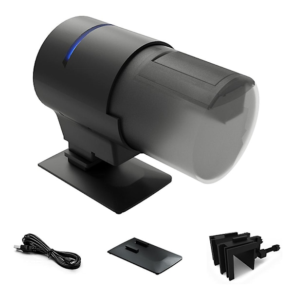 WiFi Intelligent Timing Automatisk Foderautomat Akvarium Guldfiskefoder 210ML Stor Kapacitet Fiskefoder M