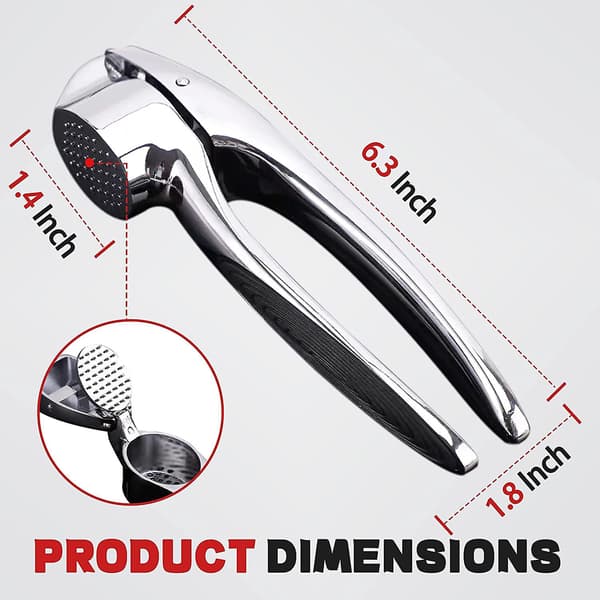 Garlic Press, Heavy Duty Garlic Mincer Ginger Press, Garlic Press Chopper