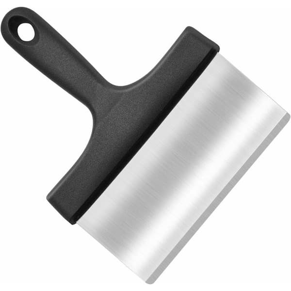 Plancha-skrape, Plancha-skrape for stekeplater i rustfritt stål, Profesjonell Plancha-skrape, Plancha-skrape med håndtak, Rustfritt stål