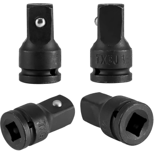 1/2 til 3/4 tommer Impact Adapter, Krom Vanadium Stål Sokkel Nøgle Adapter Konverter Reducer