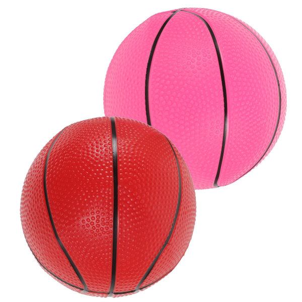 2st Minileksak Basketboll Plastbasketboll för småbarn Basketleksaker Assorterad färg15x15cm Assorted Color 15x15cm