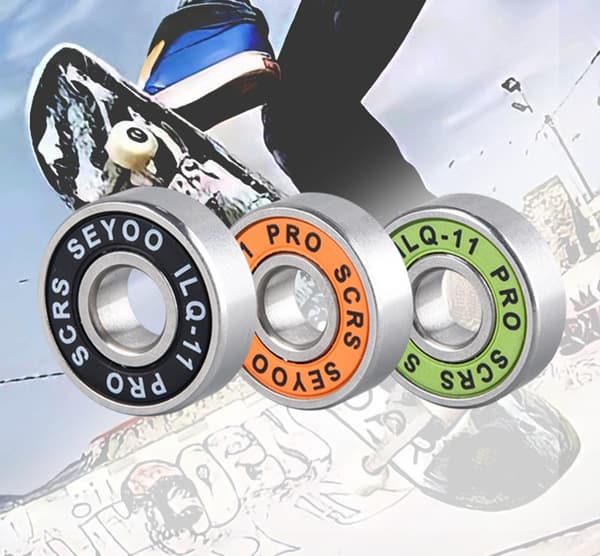 6 dele - Præcision 608 Hjul Skateboardlejer ILQ-11 Højhastighedslejer Dynamisk Drift Skateboardtilbehør