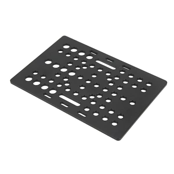 Gantry Plate in High Strength Aluminum, Black Anodized, Universal Linear Guide for 3D Printers for Milling Tables