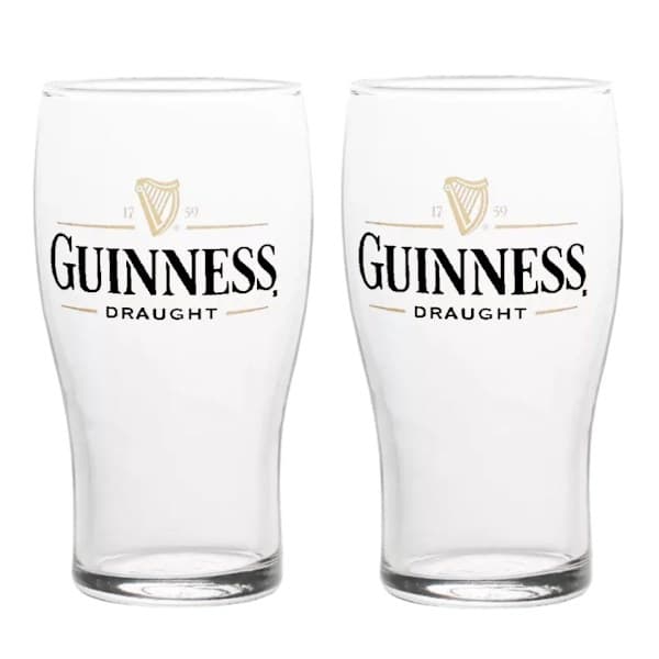 2 Guinness Pintglas
