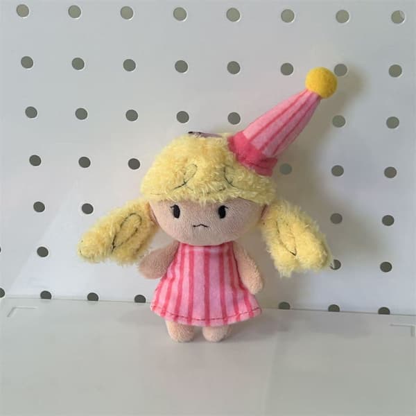 Adoudou Cute Fluffy Plush Gnome Keychain - Star Hat Soft Wool Pendant for Bag Charm