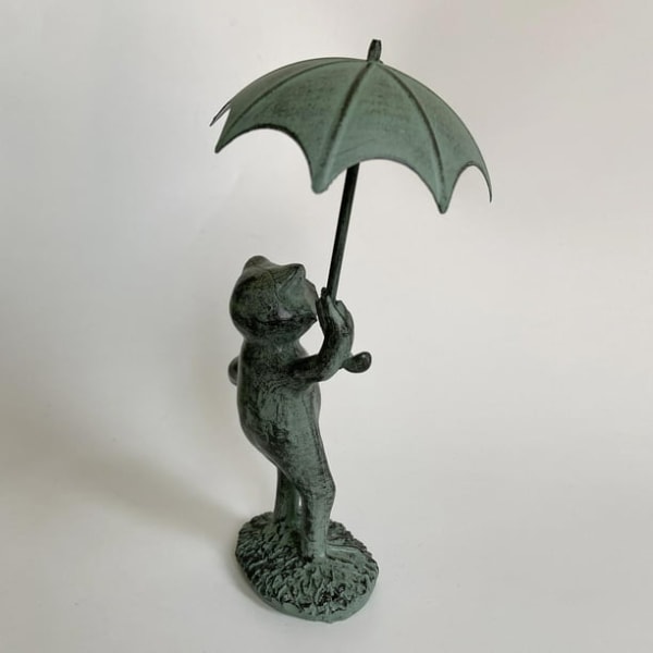 Frosk Hage Statue Figur for Patio Dekorasjon Plen Ornamenter Decoracion Frosk Statuer