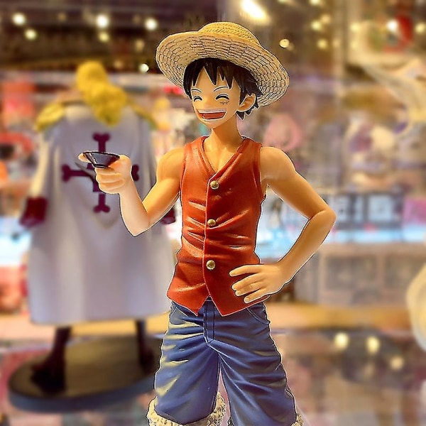 20cm Anime One Piece Tre Bröder Figur Samlarmodell Dekoration Staty Leksak Figur Julgåva Sabo i låda