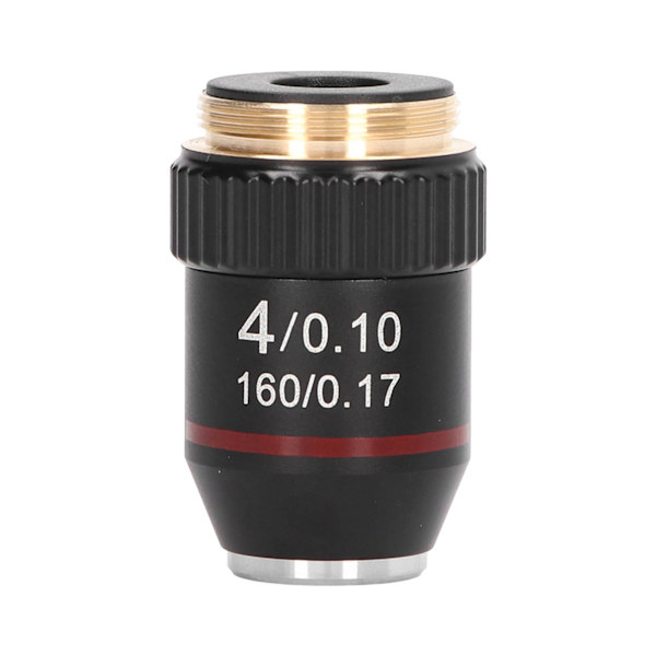 4X High Magnification Achromatic Microscope Objective RMS 20.2mm Interface