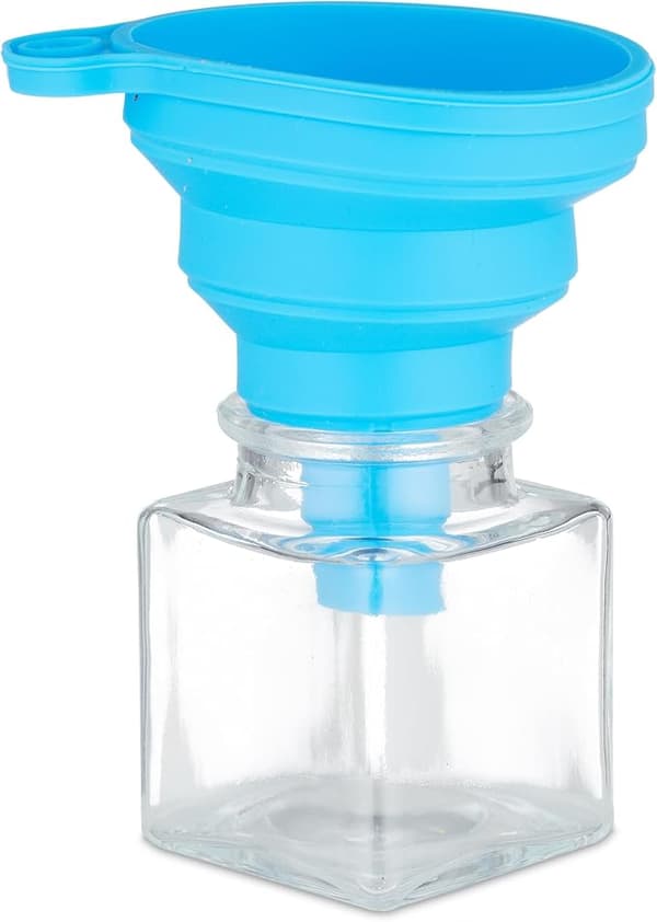 Kryddburkar, rektangulära, set om 12, 50 ml kryddförvaring, kryddburkar, set med bambulock