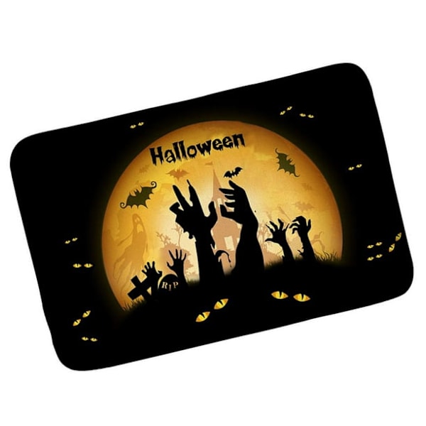 Halloween-jäljen lattiamatto, ovimatto, matto, matto, sisustus