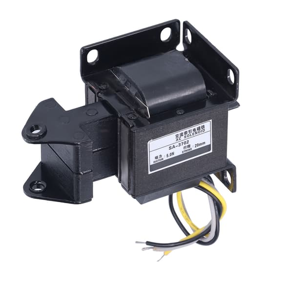 BERM AC Solenoid Elektromagnet Push Pull Kraft Elektrisk Magnet 220V SA 3702