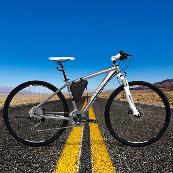 Cykelväska överrör, cykelramväska triangulär vattentät cykelunder rörväska mountainbike landsvägscykel, cykel