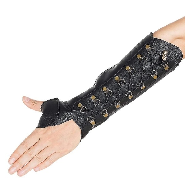 PU Läder Bågskytte Armskydd Handskydd Stag Långbåge Jakt Skytte Pilbåge Bågskytte Utrustning för Utomhusskydd Skyddsutrustning