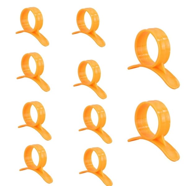 Snail Finger Ring Orange Peeler - 10-pack, Creative Citrus Fruit Peeling Tool, Simple and Efficient 15