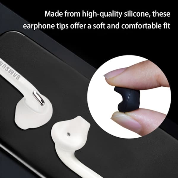 In-ear silikone ørepropper til Samsung Galaxy S6/S7, Note5/Note7 Hvid Hvid