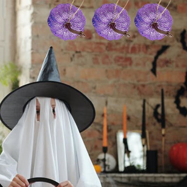 10 kpl Halloween-kurpitsan ripustuskeinotekoisia fake-vaahtokurpitsakoristeitaE
