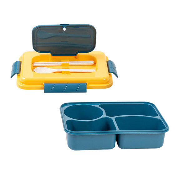 Lunchbox för barn, Bentobox för vuxna, Lunchlådor för vuxna/barn/småbarn, 1600 ml - 4 fack