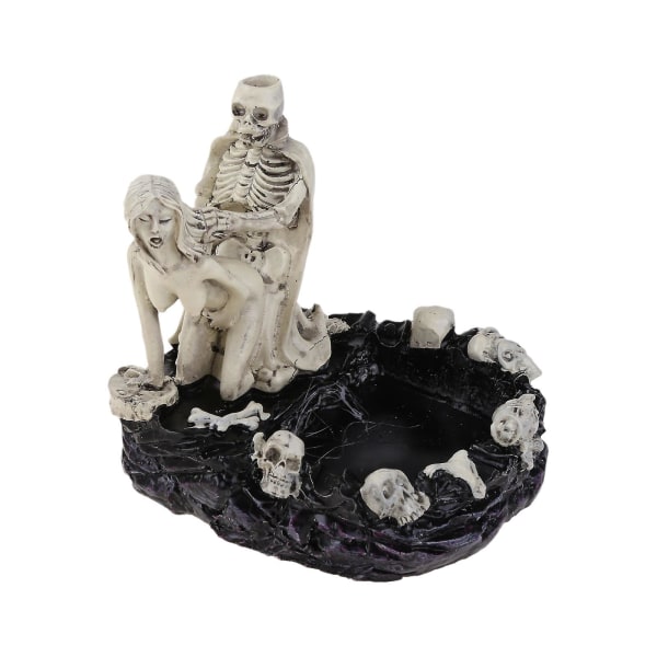 Viileä sikari tuhkakuppi Personality Skeleton Patsas Halloween Decoration Skull