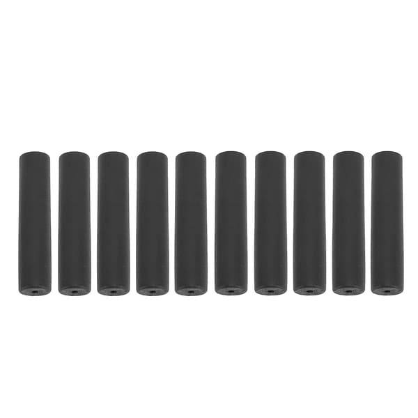 10 pcs Exercise Equipment Handle Grips Tube Wraps Handlebars Grips Protective Sleeve Black