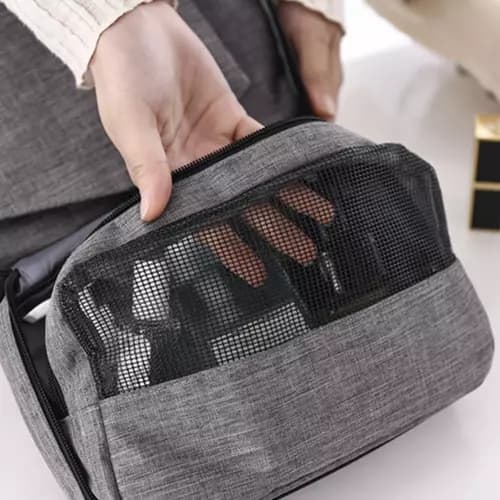 Makeuptaske / Toilettaske - Makeup Bag grå gray