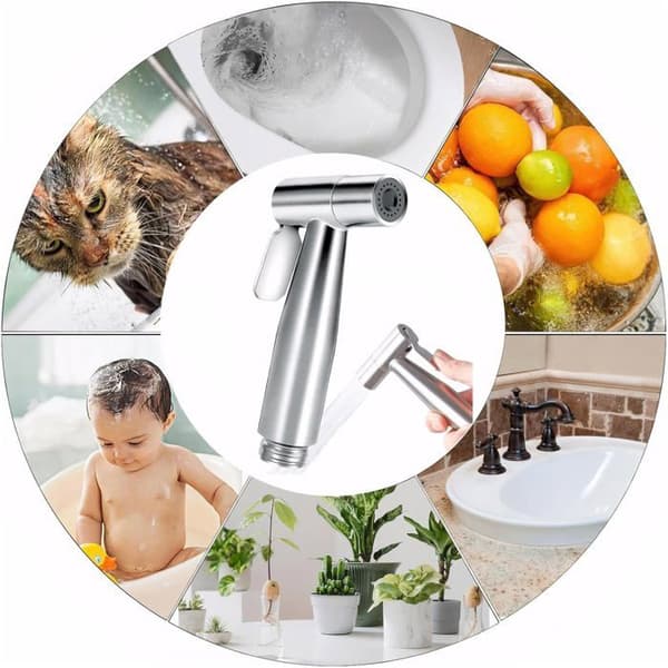 Komplet toiletspraykit, håndbruser til bidet