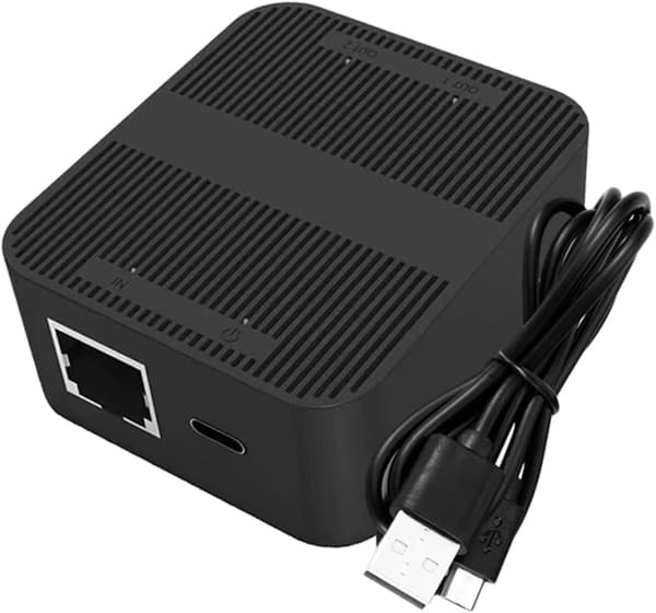 Ergonomisk design Ethernet Splitter Nettverks Splitter Adapter 1 til 2 Splitter