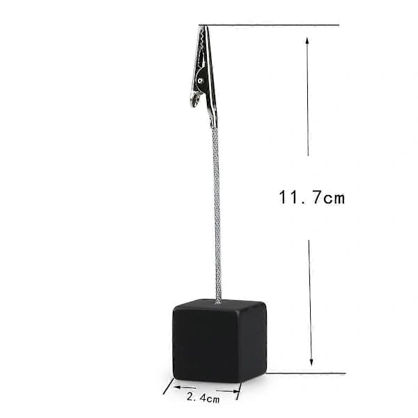 Paperclip for photos, 10 pcs, black set