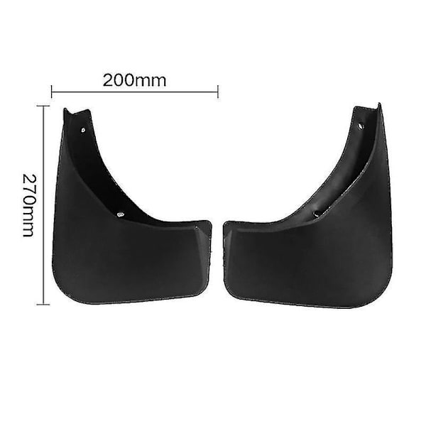Bil Mudflaps Splash Guards For- og Bagmudflap Mudguards Kompatibel med Opel