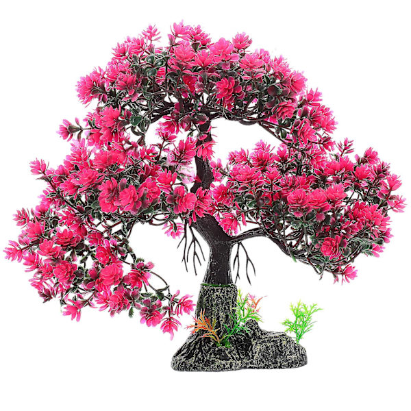 Skrivebordstilbehør Akvarium Trædekorationer Skrivebordspotteplanter Bonsai Ornament Simuleret Træ