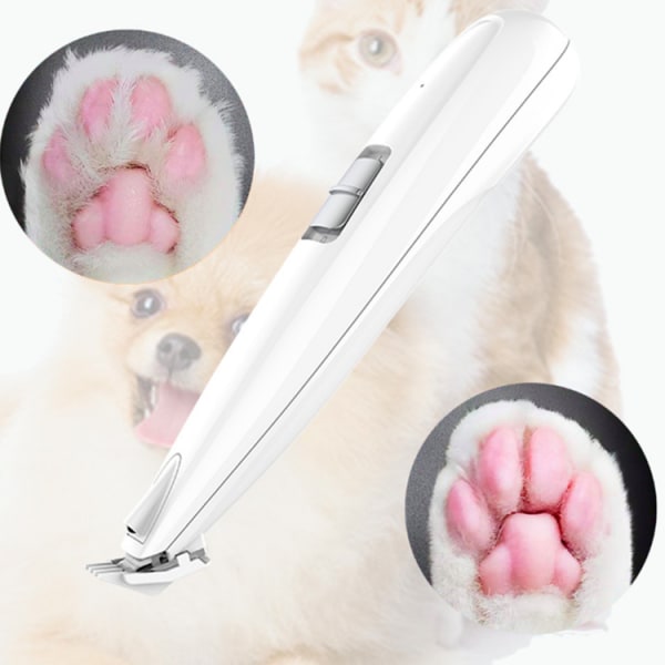 Elektrisk hundepote-hårtrimmer Trådløse klippere til små katte Hunde tændte klippere Hvalpetrimmere