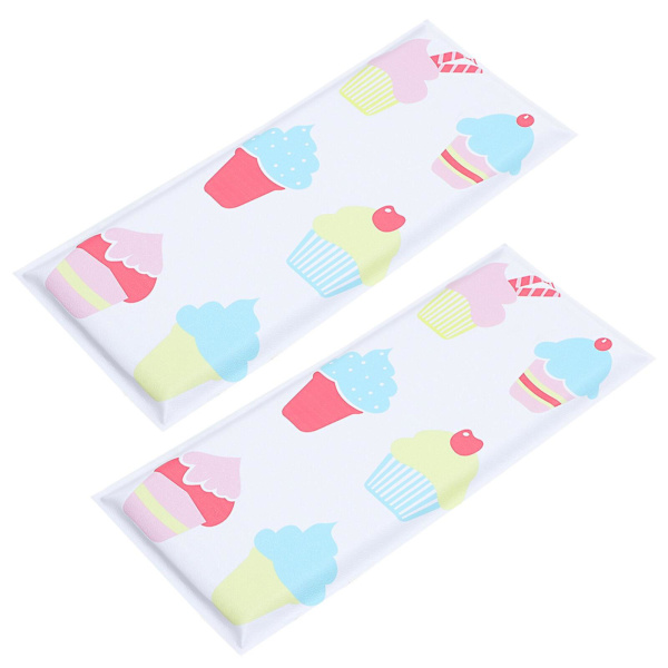 2 stk Klistremerke Tapet Barnerom Veggpolstring Baby Veggbeskytter Barneveggpolstring 3D Veggpaneler