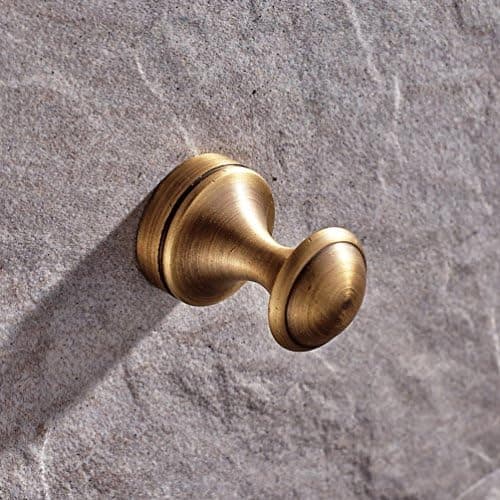 4,2x2,8 cm Retro Messingkroker 2-pakning Antikk Bronse