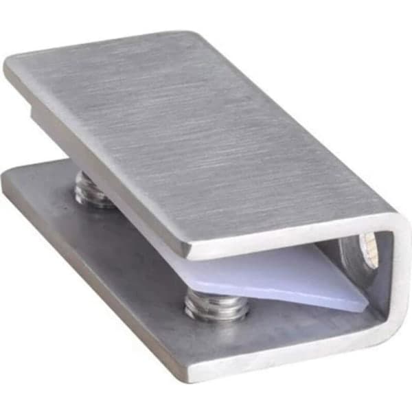 2-pack duschdörrsfästen i rostfritt stål, 8-12 mm väggfäste