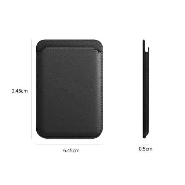2 stk. PU-telefonkortholder til Apple Magsafe Magnetisk Kortholder
