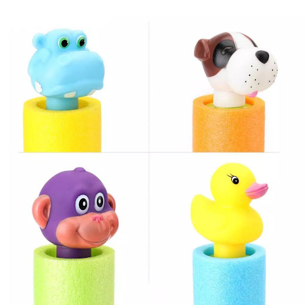 4-pack Vattenpistol Set, Spruta, Spruta för Barn, Pool Sprutleksaker, Pool Vatten, Utomhus Vattenleksaker för Barn