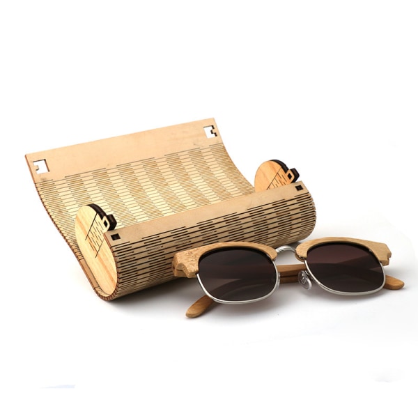 Sunglasses Case Wooden Glasses Case Portable Eyewear Case Glasses Storage Box Container For Travel