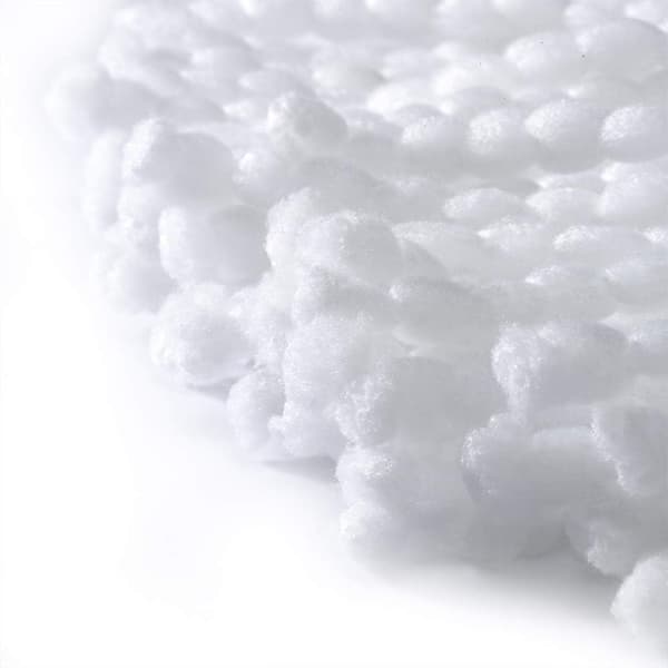 3-pakning premium erstatningsmoppehoder refill for 360° roterende rund spinmopp mikrofiber (hvit)
